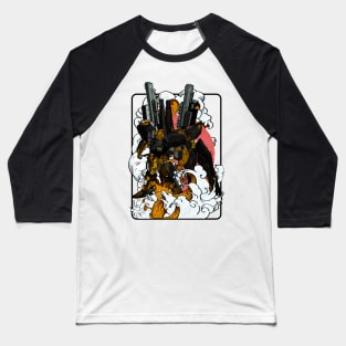 Mecha Armored Booster Baseball T-Shirt